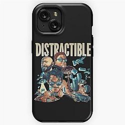 Distractible Podcast merch iPhone Tough Case