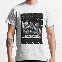 Distractible Merch Monochrome Distractible Classic T-Shirt