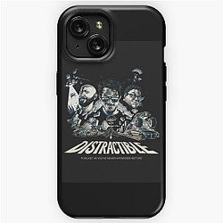 Distractible Merch Monochrome iPhone Tough Case
