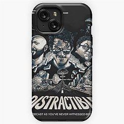 Distractible Merch Monochrome Distractible iPhone Tough Case