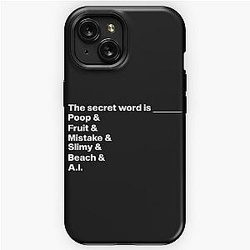 Distractible Merch Secret Word iPhone Tough Case