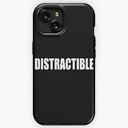 Distractible Podcast HD Logo (Ver. 2) iPhone Tough Case
