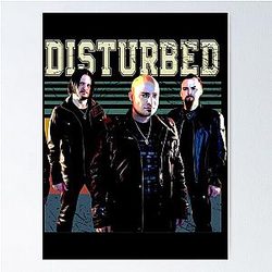 Immortal Threads Disturbeds Band Tees Defying Conventions In The Realm Of Rock Chic Poster RB0301