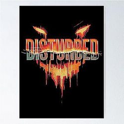 Disturbed 2024 Tour Poster RB0301