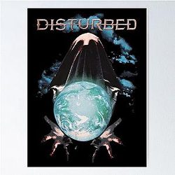 Disturbed Hooded Figure Poster RB0301