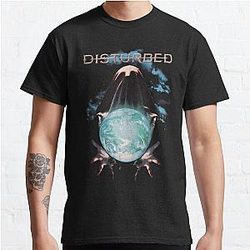 Disturbed Hooded Figure Classic T Shirt RB0301
