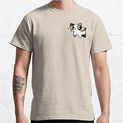 Calico Disturbed Cat Classic T Shirt RB0301