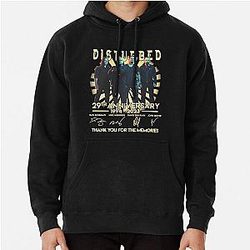 Disturbed Band 29th Anniversary 1994 2023 Thank You For The Memories Pullover Hoodie RB0301