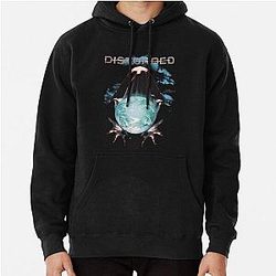 Disturbed Hooded Figure Pullover Hoodie RB0301