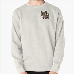 Brown Tabby Disturbed Cat Pullover Sweatshirt RB0301