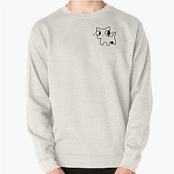 Basic Disturbed Cat Pullover Sweatshirt RB0301