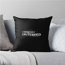 Comfortably Disturbed Throw Pillow RB0301