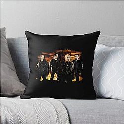 Feel The Fury Of Disturbeds Throw Pillow RB0301