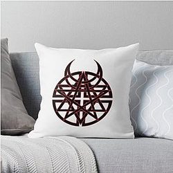 disturbed Throw Pillow RB0301