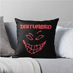 Disturbed down with the sickness Throw Pillow RB0301