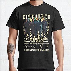 Disturbed Band 29th Anniversary 1994 2023 Thank You For The Memories Classic T Shirt RB0301