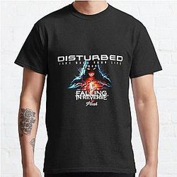Disturbed 2024 Tour art retro Classic T Shirt RB0301