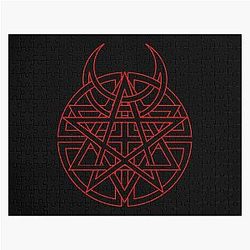 disturbed pentagram Jigsaw Puzzle RB0301