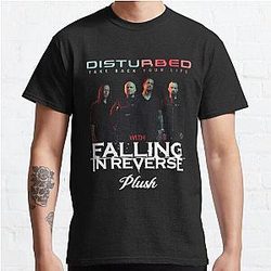 Disturbed 2024 Tour art Classic T Shirt RB0301