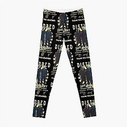 Disturbed Band 29th Anniversary 1994 2023 Thank You For The Memories Leggings RB0301