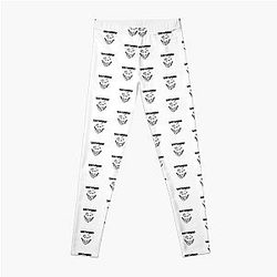 black disturbed smile Leggings RB0301