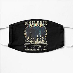 Disturbed Band 29th Anniversary 1994 2023 Thank You For The Memories Flat Mask RB0301