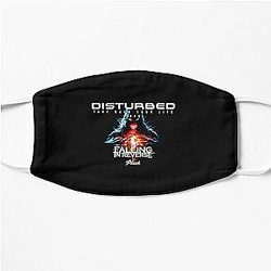 Disturbed 2024 Tour art retro Flat Mask RB0301