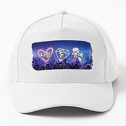 SEVENTEEN ft. DJ Khaled - LOVE MONEY FAME - Neon Nightscape Baseball Cap