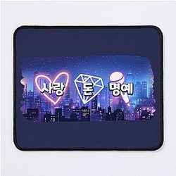 SEVENTEEN ft DJ Khaled LOVE MONEY FAME Neon Nightscape Mouse Pad