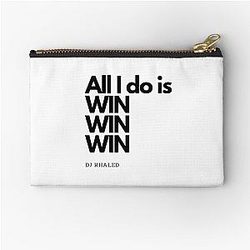 All I Do is Win by DJ Khaled Zipper Pouch
