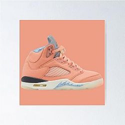New Low Crimson DJ Khaled Air 5 Poster