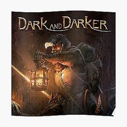 Dark and Darker Logo - Dark and Darker Fighter Poster RB1210