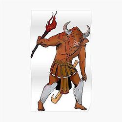 Minotaur Poster RB1210