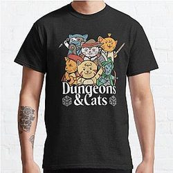 DUNGEONS AND CATS Classic T-Shirt RB1210
