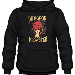 Dungeons and Dragons Hoodie Dungeon Master Gift Dungeon Meowster Hoodie