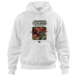 Dungeon & Dragon 1974 DnD White Hoodie