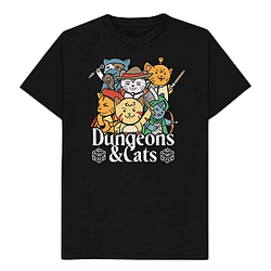 Dungeons and Cats Shirt NTAN2204 Dungeons &amp; Dragons T-Shirt
