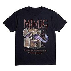 Mimic Zine TTPM2403 Dungeons &amp; Dragons T-Shirt