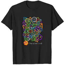 This Is How I Roll PTTT1305  Dungeons &amp; Dragons T-Shirt
