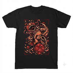 Beholder D20 Graphic Tee LA2406 Dungeons &amp; Dragons T-Shirt