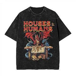 Houses and Humans Retro 90s PTTT0408 Washed  Dungeons &Dragons T-Shirt