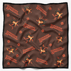 [Exclusive Release] Sylgar Goldfish Pattern Brown LA1308 Dungeons & Dragons Bandana