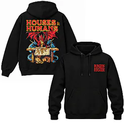 Houses and Humans Retro 90s DTNK2210 Dungeons &amp; Dragons Hoodie