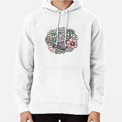 Succulent D20 Tabletop RPG Gaming Dice Pullover Hoodie RB1210
