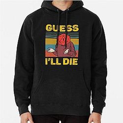 Guess I'll Die D20 Vintage Funny DnD Tabletop  Pullover Hoodie RB1210
