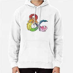 Rainbow Ampersand Dragon Pullover Hoodie RB1210