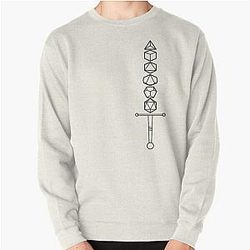 Choose Your Weapon - Dark Dice Sword Pullover Sweatshirt RB1210