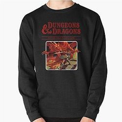 Dungeons &amp; Dragons Base Set red Logo Pullover Sweatshirt RB1210