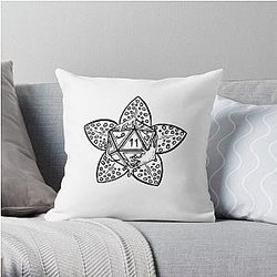 Demogorgon d20 Throw Pillow RB1210