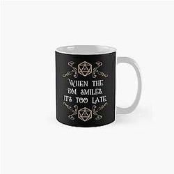 When the Master Smiles It's Too Late 20 Sided Dice Classic Mug RB1210